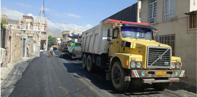 آسفالت معابر و ارتقای کیفیت زندگی شهروندان