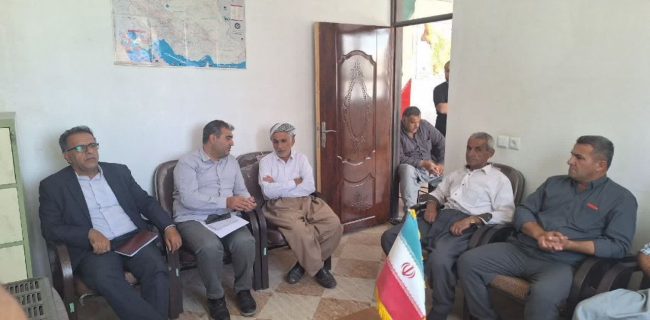 تامین آب شرب و زمین روستای بندره